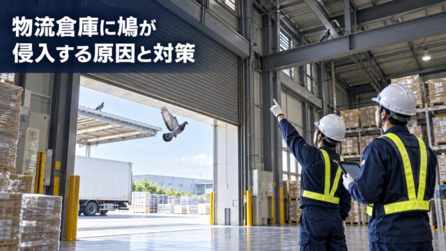物流倉庫に鳩が侵入する原因と対策