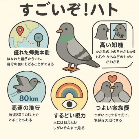 鳩の凄さとは？