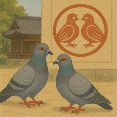 神社やお寺で見かける鳩の意味とは？
